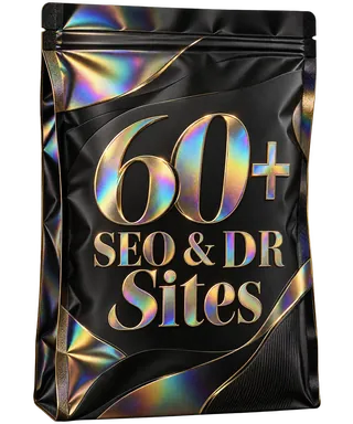 60+ SEO & DR Sites digital package